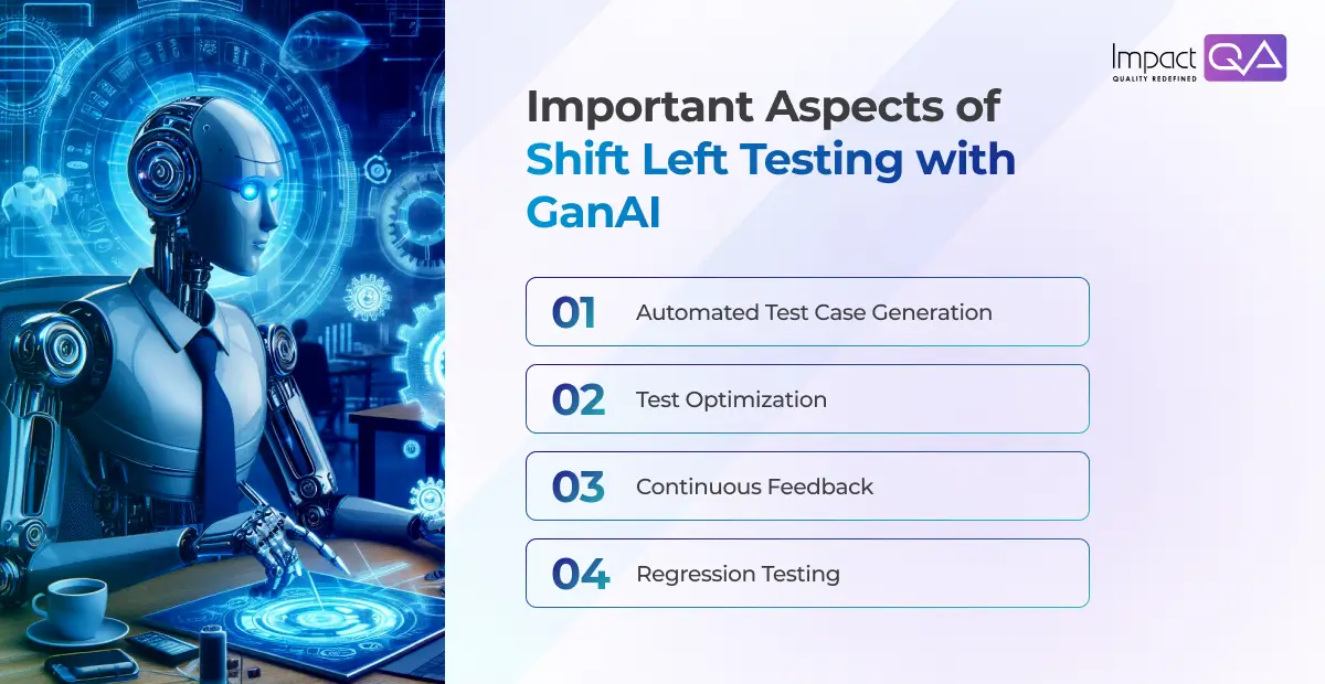 Key features of Shift Left Testing with GenAI include